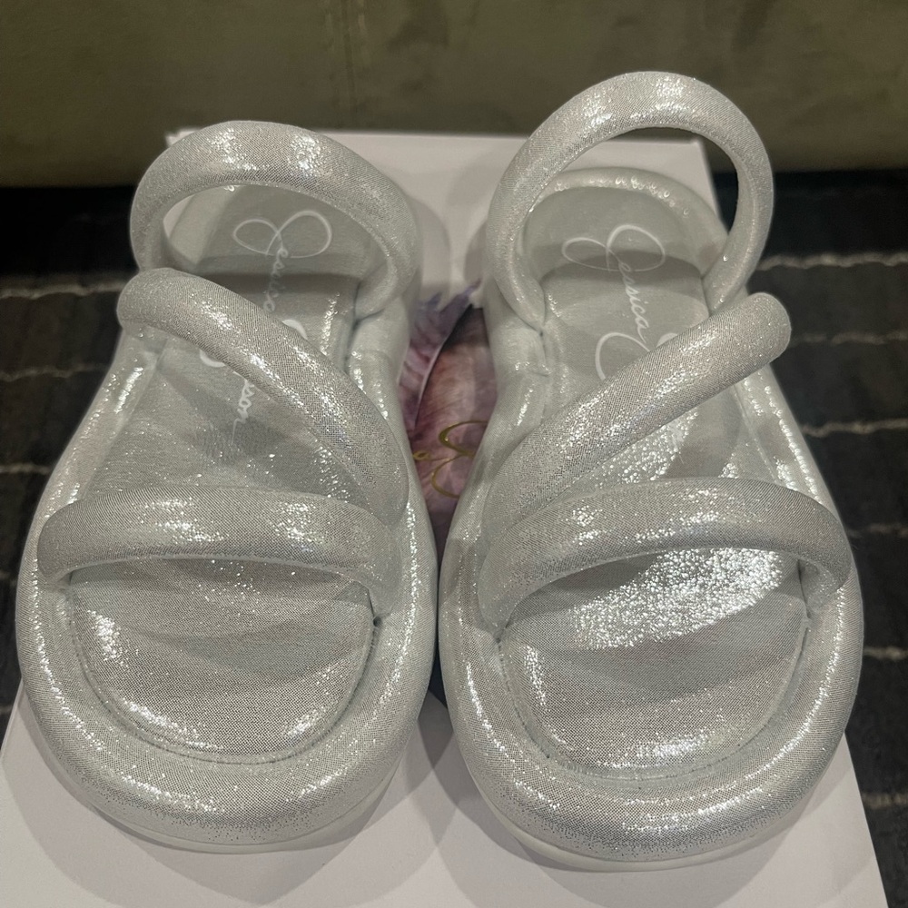 Jessica Simpson Kaylen Silver Sandal